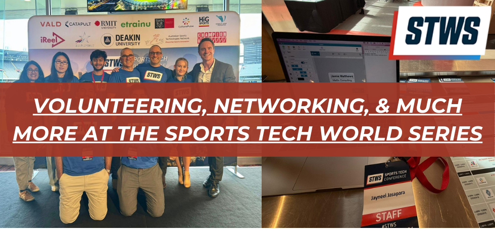 Volunteering at the Sports Tech World Series (STWS) Event